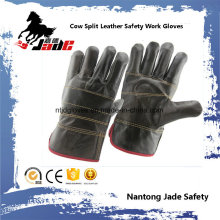 Dark Furniture Cowhide Leather Industrial Safety Work Glove